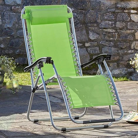 Garden Gear Zero Gravity Chair - Apple Green - Image 2